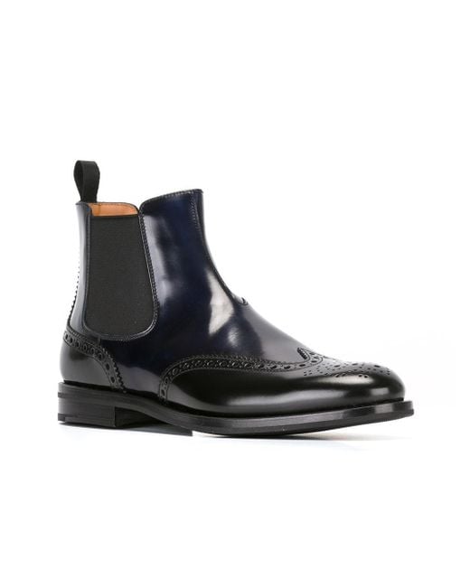 church's black chelsea boots