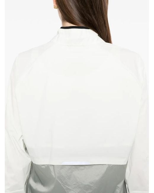 On Shoes White Weather Jacket