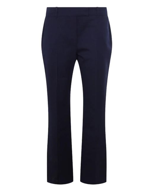 McQueen Blue Cropped Trousers