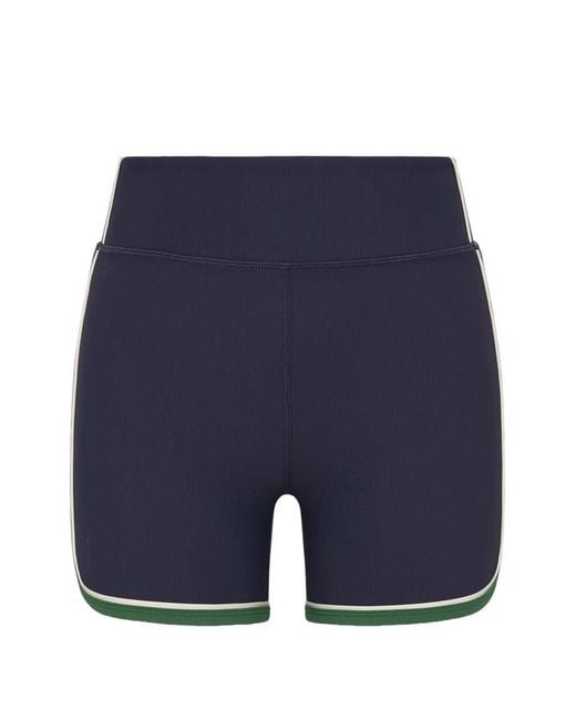 The Upside Blue Rhythm Striped Shorts