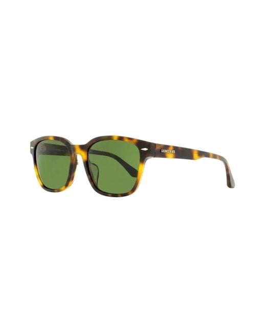 Longines Green Rectangular-Frame Sunglasses for men