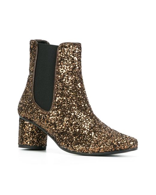 Stine Goya 'anita' Glitter Boots in Brown | Lyst