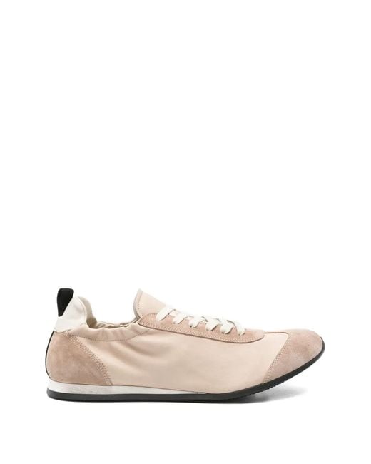 Uma Wang Pink Lace-Up Sneakers for men