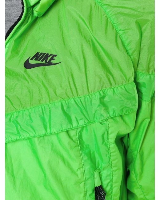 Nike Lab X Stone Island Pk Wind Runner Jacket in Green for Nike Lab X Stone Island Pk Wind Runner Jacket in Green for