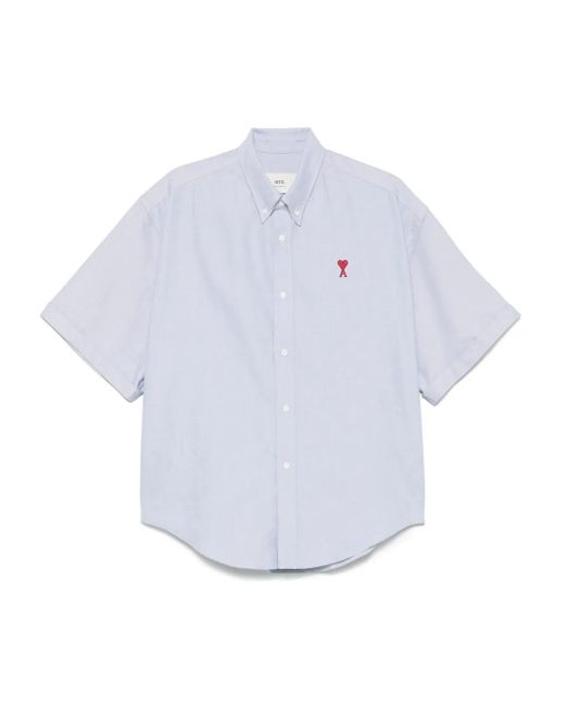 メンズ AMI ショートスリーブ シャツ White