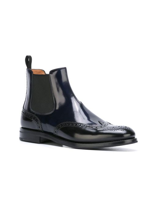 church's black chelsea boots