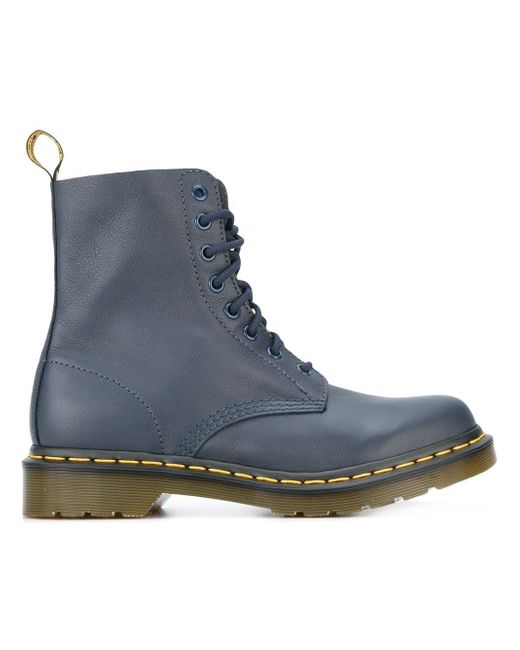 Dr. Martens Blue 'pascal Virginia' Boots