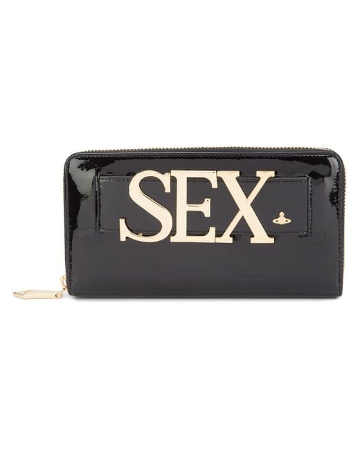 Vivienne Westwood Black 'sex' Wallet