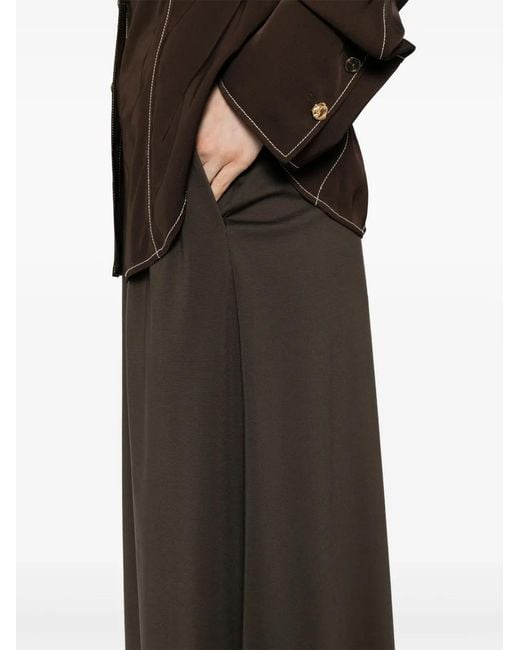 JNBY Green A-Line Long Skirt