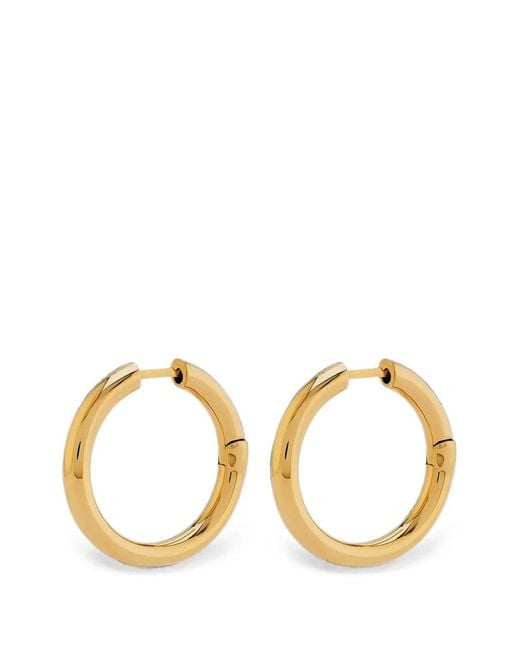 FEDERICA TOSI Metallic Eva Hoop Earrings