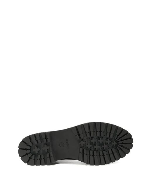 Geox Black Iridea Combat Boots