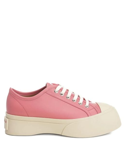 Baskets À Plateforme Marni en coloris Pink