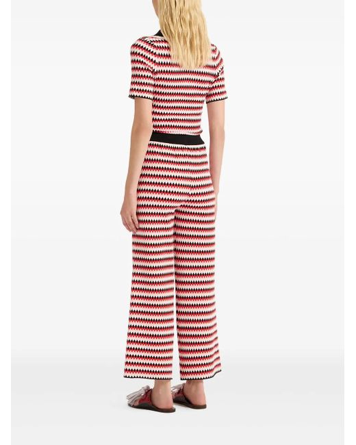 LaDoubleJ Red Checkers Pants