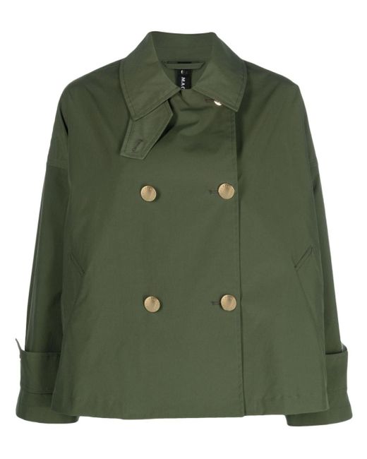 Mackintosh Green Humbie Double-breasted Coat