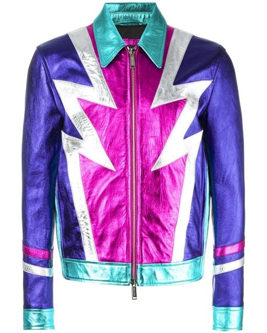 DSquared² Pink Glam Rock Bomber Jacket for men