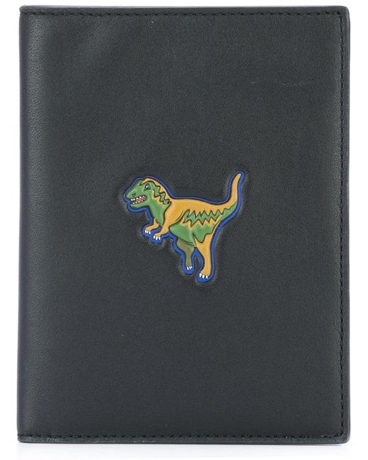 Coach Dinosaur Print Passport Case in Black Lyst