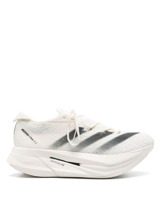Y-3 White Adizero Prime X 2.0 Strung Sneakers for men
