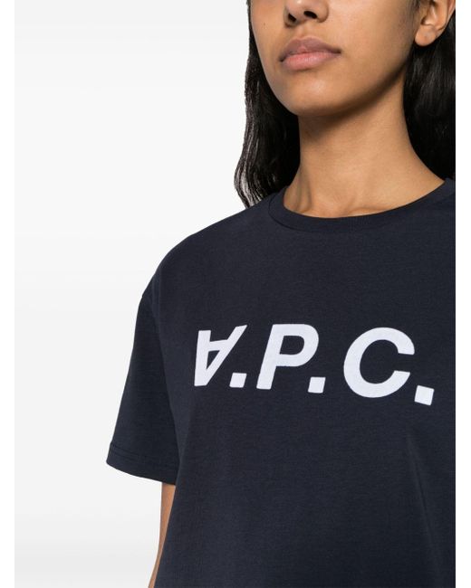 T-shirt VPC Color H di A.P.C. in Blue