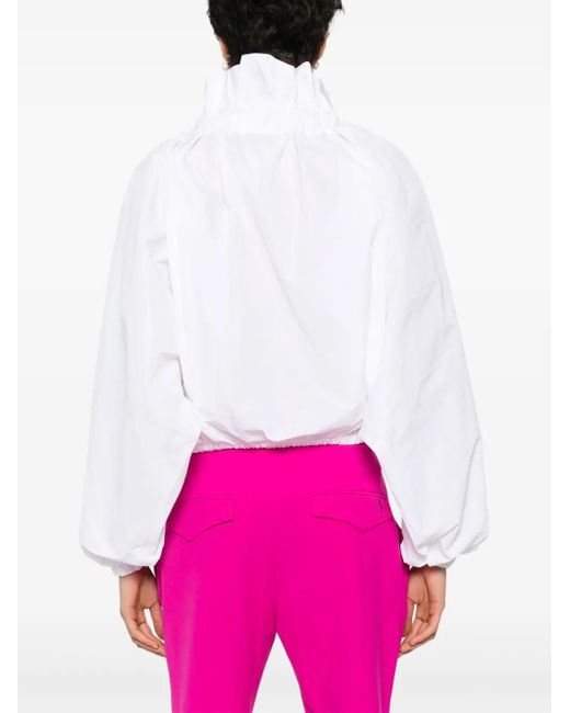 Patou Iconic Top Met Trekkoord in het White