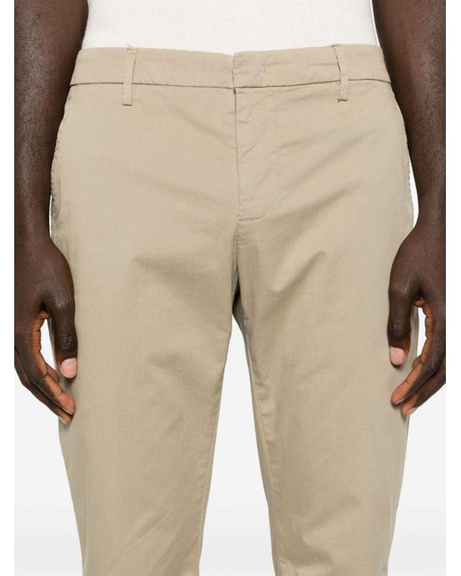 Dondup Natural Low-Rise Cotton Chinos for men