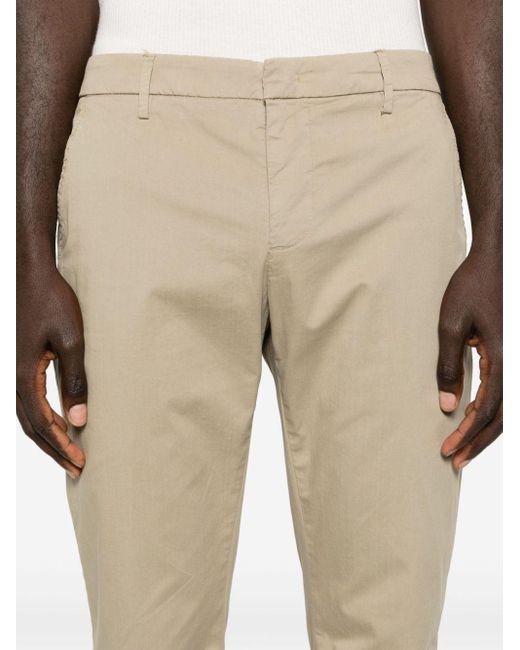 Dondup Natural Low-rise Cotton Chinos for men