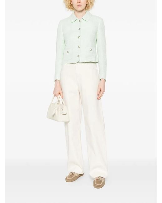 Tagliatore White Veste Boutonnée Idelle