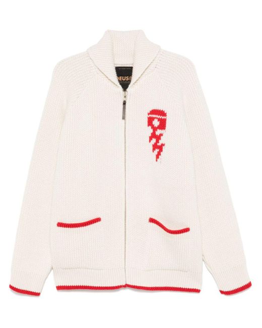 Deus Ex Machina Pink Piston Shawl Cardigan for men