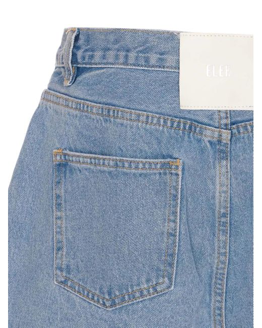 ELEH Logo-patch Shorts Blue