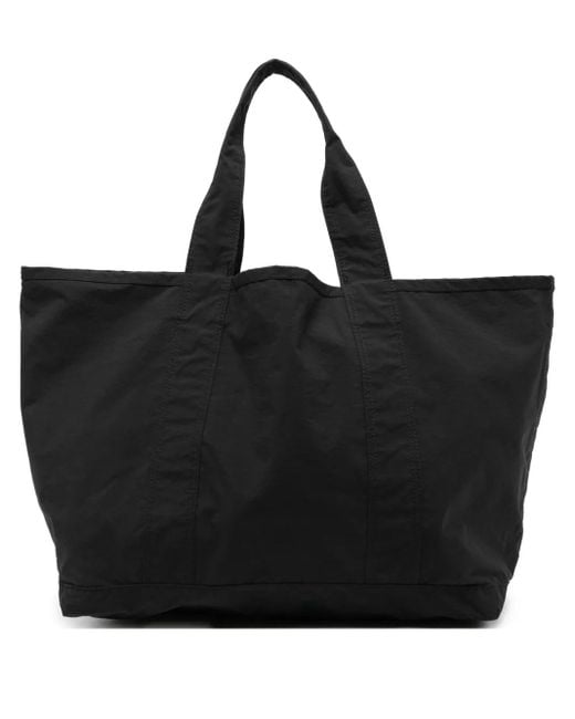 James Perse Black Matte Tote Bag