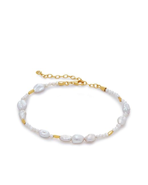 Bracelet Scatter à perles Monica Vinader en coloris White