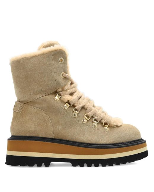 Bottines En Daim Noir - Taille 40 Femme - Occasion En Très Bon état