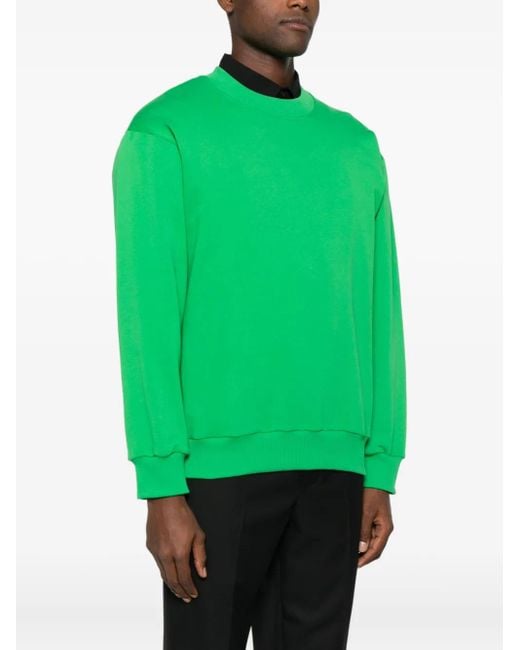 Notrainproof Green Crew-Neck Sweatshirt for men