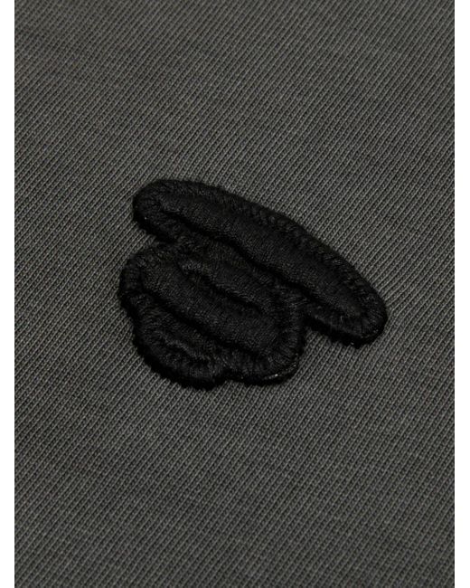 T-Shirt Con Inserti A Contrasto di Aape By A Bathing Ape in Gray da Uomo