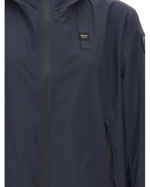 Blauer Blue Farrin Hooded Windbreaker for men