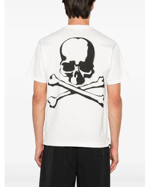 MASTERMIND WORLD White Logo-Print T-Shirt for men