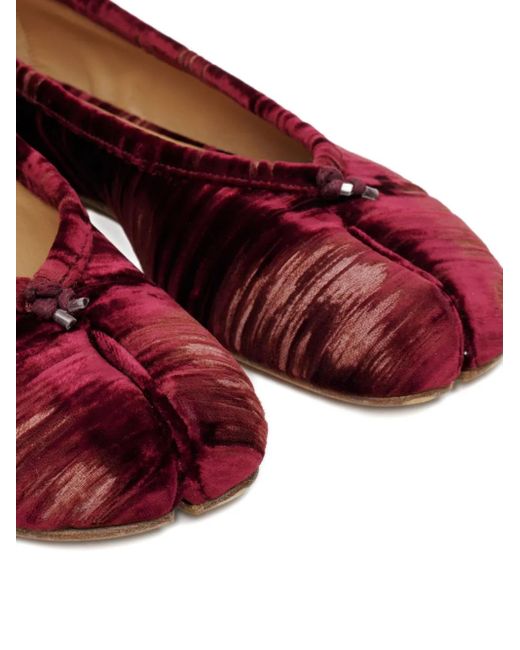 Maison Margiela Red Tabi Ballerina