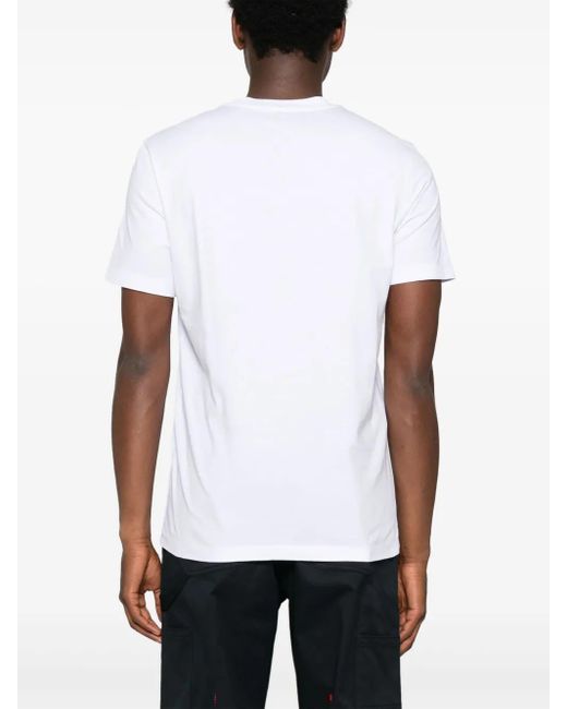 Moncler White Logo-Appliqué T-Shirts (Pack Of Three) for men
