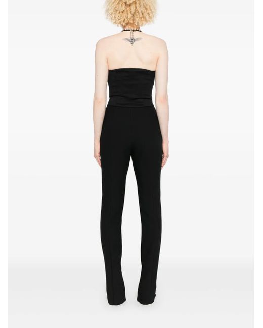 MSGM Black Verzierter Jumpsuit