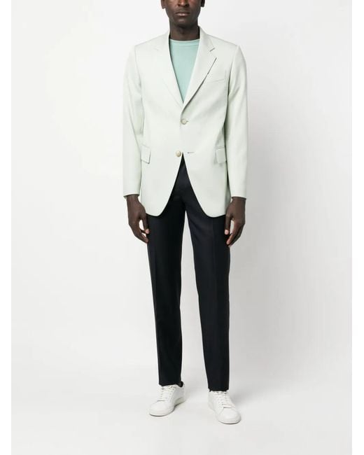 Lanvin Blue Single Breasted Fashion Jacket Clothing for men