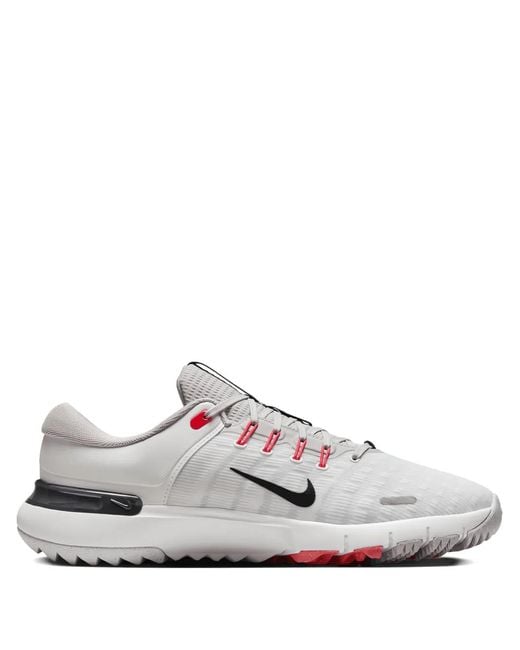 Nike White Free Golf Sneakers for men