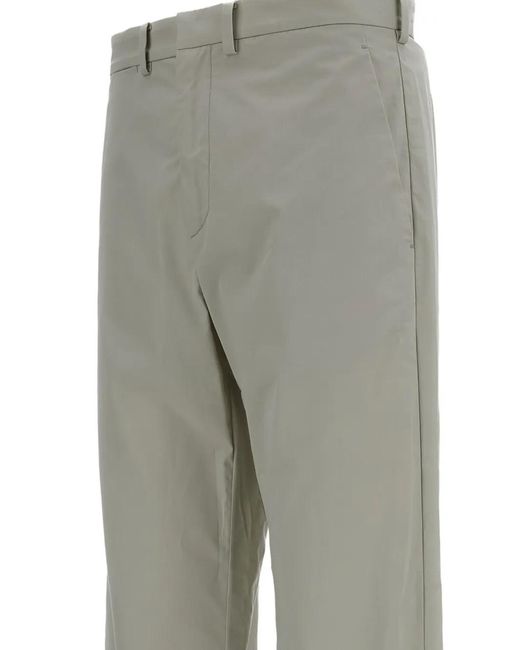 Rier Gray Regular Trousers for men