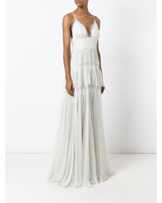 lucia hohan clara maxi dress in white lyst lucia hohan clara maxi dress in white lyst