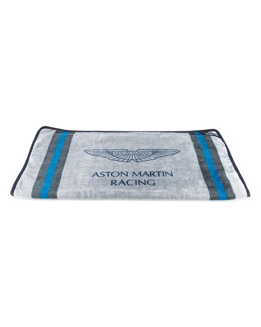 Hackett Gray Aston Martin Racing Beach Towel for men