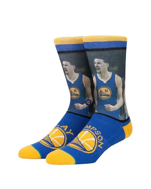 Stance Blue Nba Golden State Warriors Klay Thompson Socks for men