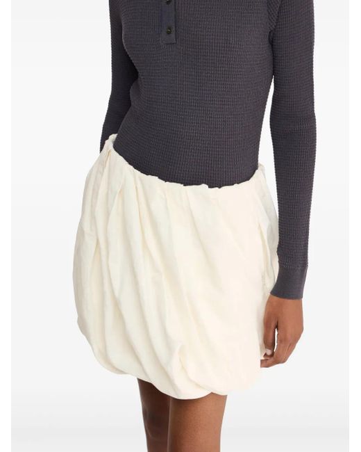 J.W. Anderson Natural Rolled Mini Skirt