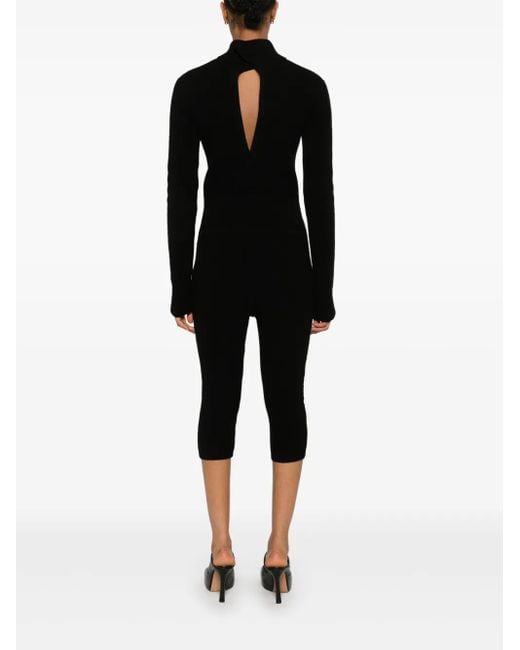 Rick Owens Black Headon Playsuit