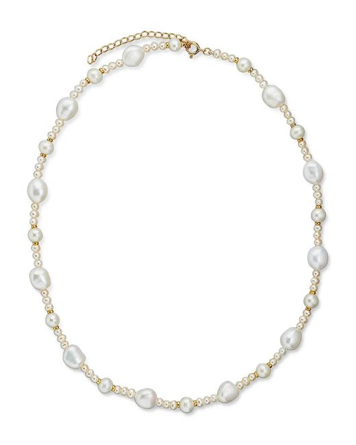 V Jewellery White Isobelle Pearl Necklace