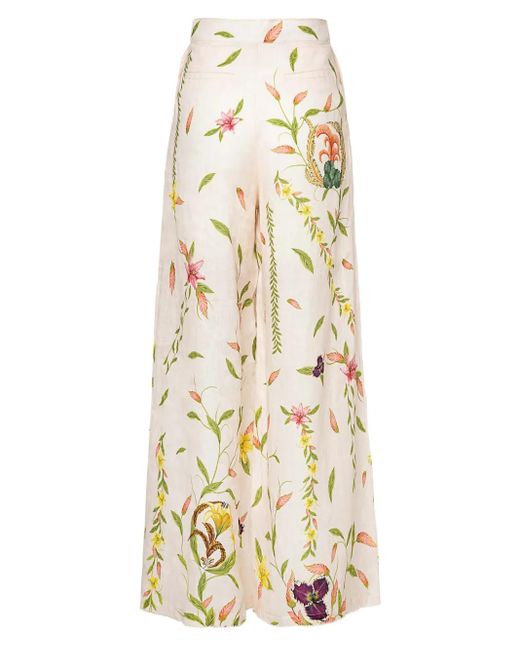 Pantaloni Piñon Marina di Agua Bendita in Metallic