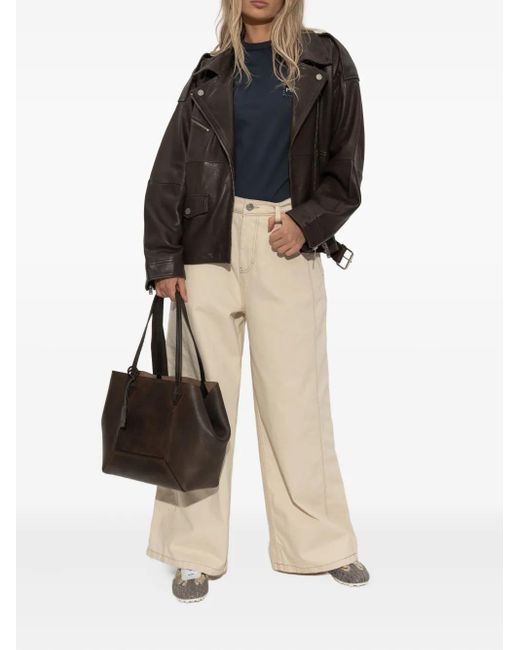 Marni Gray Crocodile-Effect Sneakers