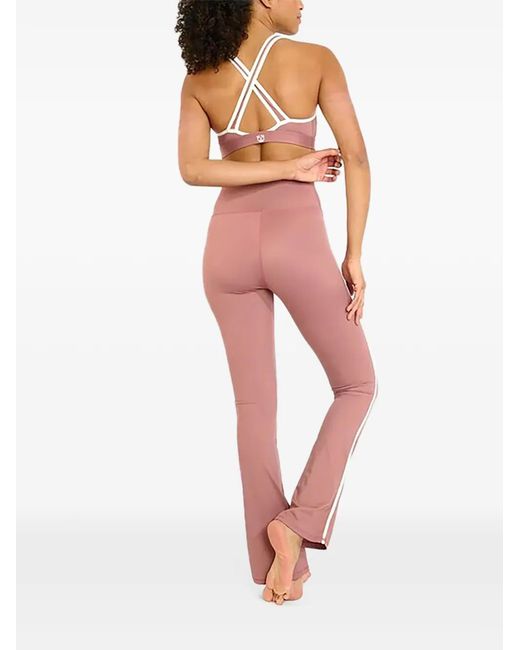 Banana Moon Pink Legging Wellflow À Rayures